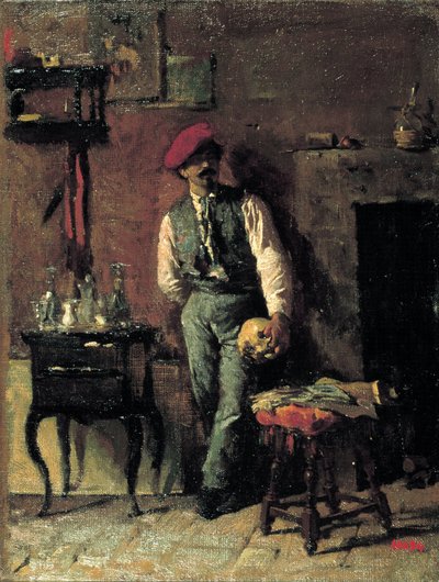 Porträt des Malers Joaquim Agrassot von Marià Fortuny